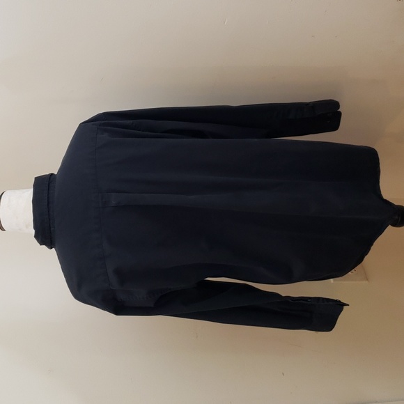 OneSource IML Solid Black Long Sleeve Button-Down Men's Shirt, Size Large - Picture 4 of 11